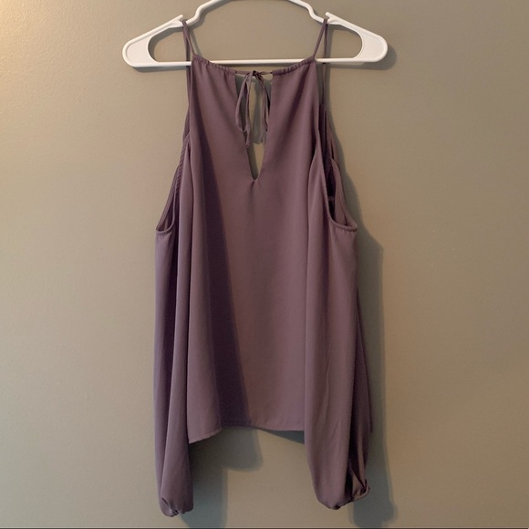 Forever 21 off the shoulder long sleeve top - Picture 2 of 4